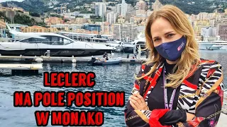 LECLERC na pole position w GP Monako, Hamilton siódmy