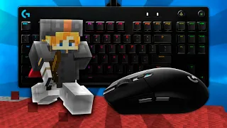 Bedwars Keyboard and Mouse Sounds - Hypixel Solo Bedwars ASMR