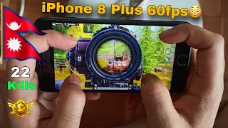 WOW 😍iPhone 8 plus stable 60fps gameplay || iPhone 8plus Pubg mobile test in 2023