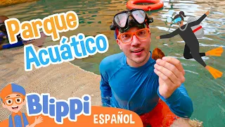 Blippi va al parque acuatico | Blippi Español | Videos educativos para niños | Aprende y Juega