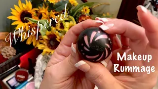 ASMR Makeup Rummage (Whispered) Show & Tell (no talking version deleted by accident!) 🥺