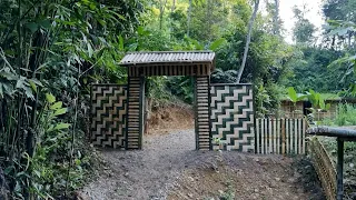 FULL VIDEO: 120 Days Survival Living In Forest Build Dam, Fish Pond,Tool Smithy, Bamboo Fences Gater