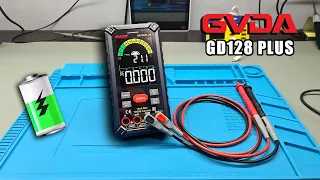 GVDA GD128 O multímetro que vem com bateria recarregável!