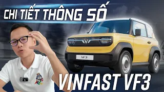 Vinfast VF3: Chi tiết thông tin quan trọng CẦN BIẾT trước khi xuống tiền