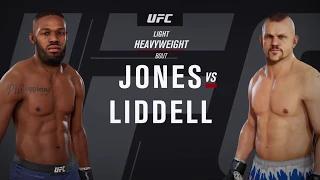 Jon Jones vs. Chuck Liddell (EA Sports UFC 3) - CPU vs. CPU - Crazy UFC 👊🤪