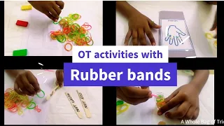 9 OT activities with rubber bands | Fine motor activities
