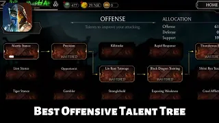 Best Offensive Talent Tree in MK Mobile