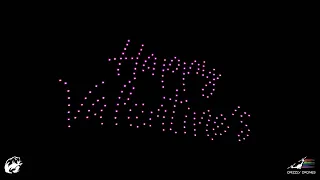 Valentine's show - Love is in the air / Drone Light Show | Grizzly Drones