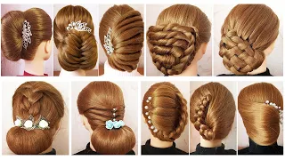 Simple French Bun Hairstyles 😍 Most Beautiful Hairstyles For Party & Wedding