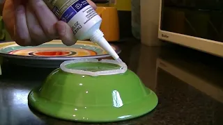 Glue & Application Techniques for Dish Flowers & Garden Totems