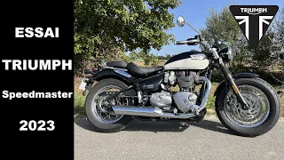 Essai Triumph 1200 Bonneville SpeedMaster 2023 - Une anglaise à l'américaine ☮