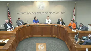 Pasco County School Board Meeting- April 2, 2024