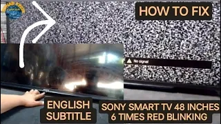 Paano ayusin Sony Smart TV 6 times Red Blinking