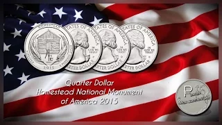 25 центов США Homestead National Monument of America 2015