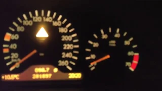 Mercedes E320 W210 Acceleration 0-100