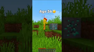 Bases At Different Ages (World's Smallest Violin) #shorts #minecraft