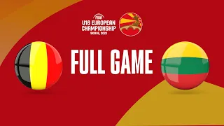 Belgium v Lithuania | Full Basketball Game | FIBA U16 European Championship 2023