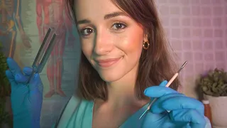 ASMR Doctor Roleplay | Ear Exam, Ear Cleaning, and Hearing Test (Whispered)