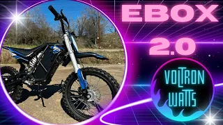 FIRST RIDE! E-BOX 2.0 Review And Test Ride - Electric Pit Bike For The Masses! 🚀