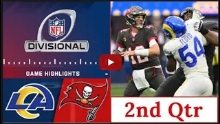 Tampa Bay Buccaneers vs Los Angeles Rams Highlights 2nd Qtr Divisional Round NFL Playoffs