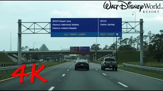 ⁴ᴷ World Drive (Walt Disney World) southbound [4K VIDEO]