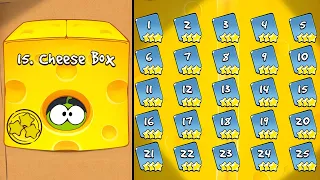Cut the Rope GOLD - Chapter 15 Cheese Box - All 25 Levels (15-1 to 15-25) 3 Stars Walkthrough