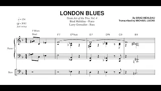 Brad Mehldau - London Blues - Transcription