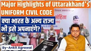 Uniform Civil Code Uttarakhand Complete Highlights | UCC in Uttarakhand | UPSC GS2