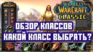 Обзор классов World of Warcraft Classic / Какой класс лучше выбрать?
