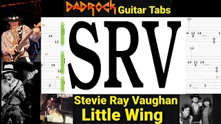 Little Wing - Stevie Ray Vaughan - Guitar + Bass TABS Lesson