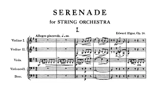 Elgar - Serenade for Strings Op. 20 (Score)