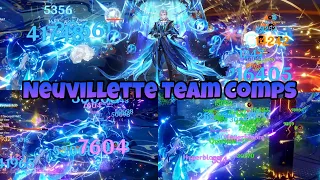 Neuvillette Team Comps | Spiral Abyss 12-1-2