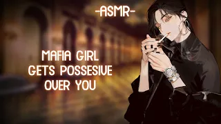 [ASMR] [ROLEPLAY] ♦mafia girl gets possesive over you♦ (binaural/softdom/F4A)