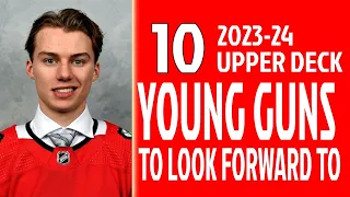 (10) 2023-24 Upper Deck Young Guns Rookies To Look Forward To!