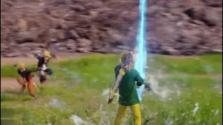 Jump force: Link vs Naruto, Boruto, and kurapika 1v3 Battle