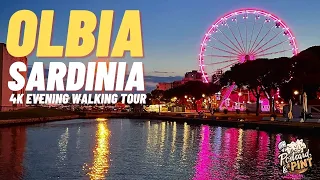 Olbia - Sardinia - Italy - 4K Evening Walking Tour