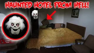 THE HAUNTED HOTEL FROM HELL! They left everything behind! (Scary)