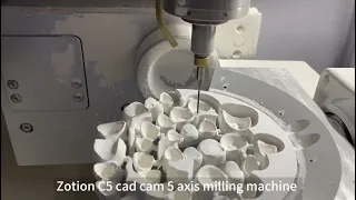 dental milling machine milling zirconia block