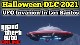 GTA 5 Online | Halloween Event | UFO Invasion In Los Santos | Alien Outfit & Waffen & UFO Easter Egg