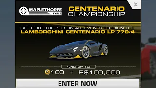 Real Racing 3 Lamborghini Centenario Championship Info (Series Overview, Upgrades, etc.)