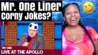 American Reacts to Tim Vine Live At The Apollo EXTENDED Part 1