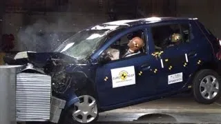 CRASH TEST ► Dacia Sandero 2013