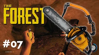 WE FIND A CHAINSAW, CLIMBING AXE AND SOMETHING TERRIFYING | The Forest | EP07