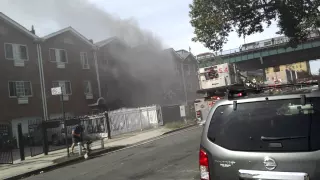 house burning in bronx.commonwealth ave 10472