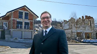 Predsjednik Srbije Aleksandar Vučić pravi kuću u Bugojnu