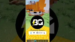 Minecraft: 1,000 Fox vs Chicken in Minecraft RTX