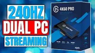 Best Dual PC Streaming Set Up With Elgato 4K60 Pro Mk 2! - P1xelPerfect