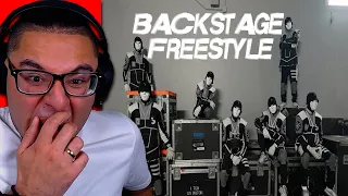 JABBAWOCKEEZ - BACKSTAGE FREESTYLE | REACTION