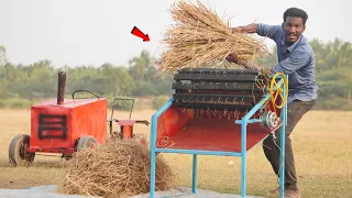 Making rice thresher Machine 💯 நெல்ல சும்மா தெறிக்க விடும்..! Sathish