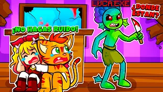 ¡SRGATO Y FLOR SE ESCONDEN DE LUCA.EXE MALVADO! 😈🔪😭 | SRGATO X FLOR ESCAPAN DE LUCA LA PELÍCULA